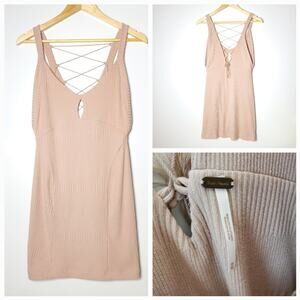 Free People Pink Mini Dress
